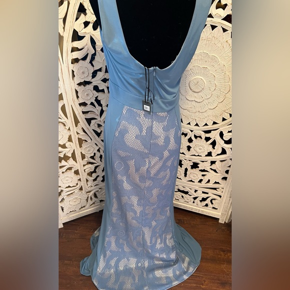 NWT blue formal dress by Sangria - Picture 2 of 7